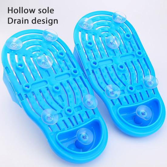 1 Pair Foot Brushes Built-In Massage Function Rich Foam Soothing