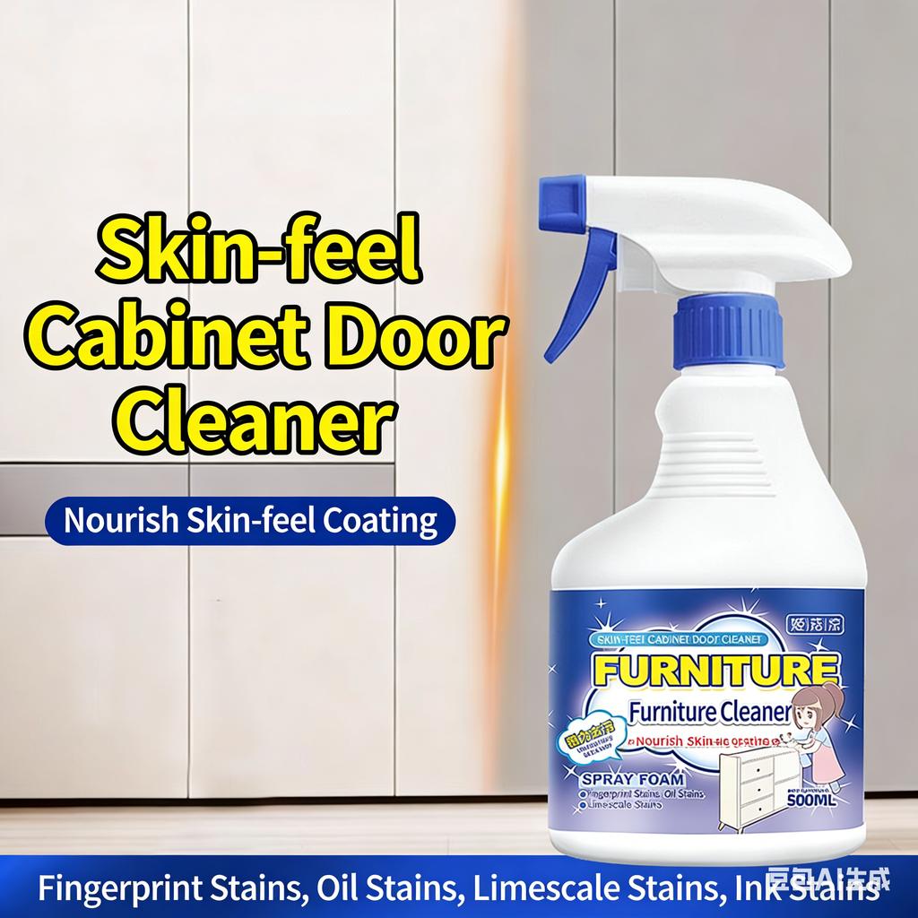 Furniture cleaner, solid wood door tabletop decontamination yellowing removal, skin-feel cleaning, cabinet door, wooden wardrobe