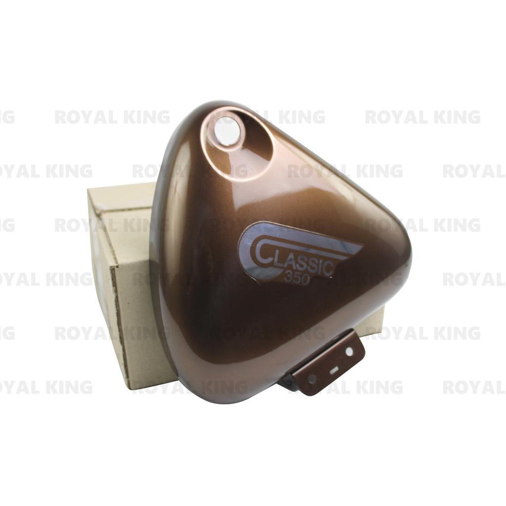 Royal Enfield New Classic 350 Reborn "Matt Brown Chrome Side Panel Left Side"