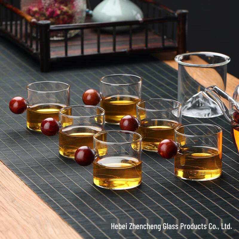 Japanese Style Glass Tea Maker Set with Electric Ceramic Stove