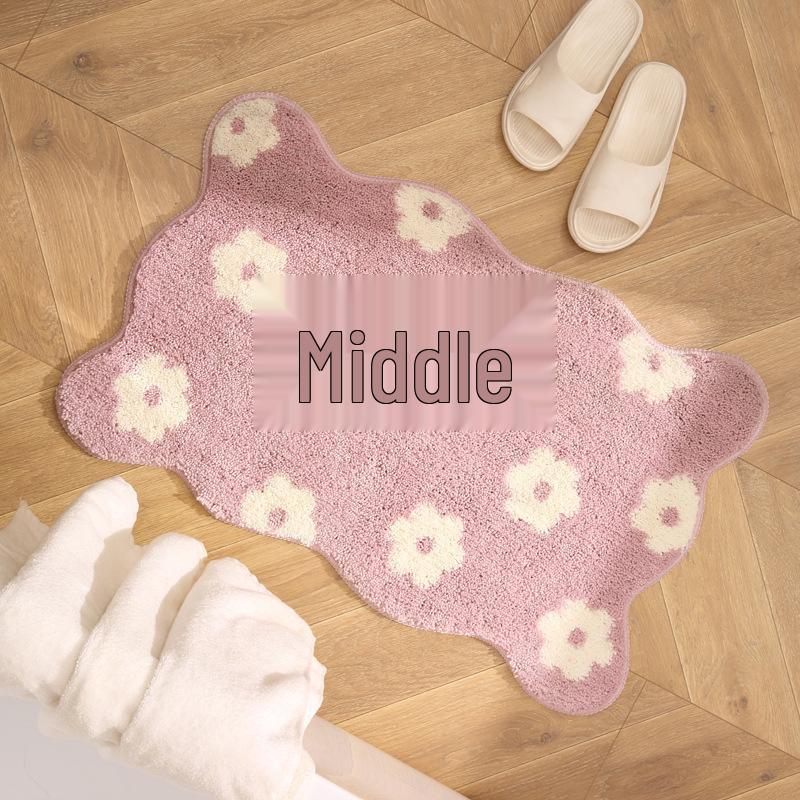 Anti-Slip Bathroom Floor Mat: Water-Absorbent, Wear-Resistant Carpet for Entrance