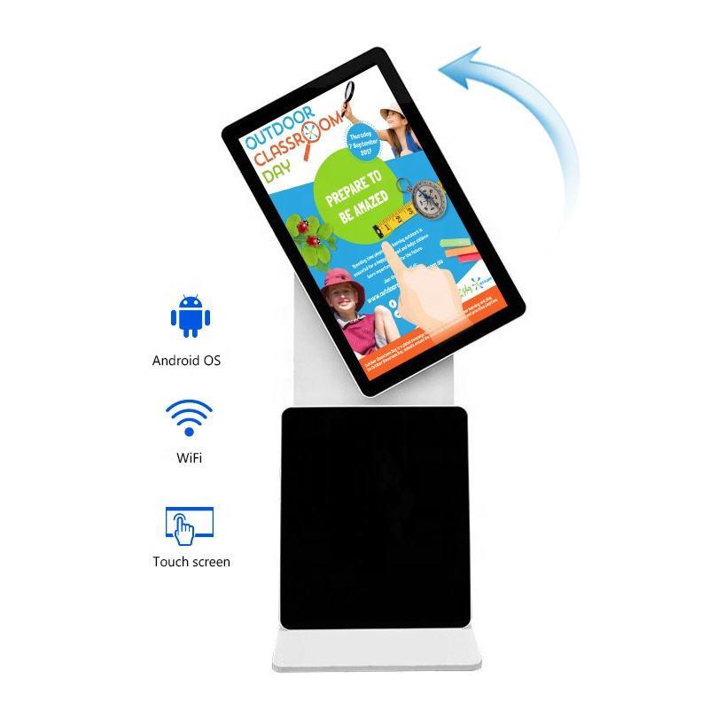 55" Floor-Standing Rotatable Android WiFi LCD Advertising Display Screen for Shopping Malls