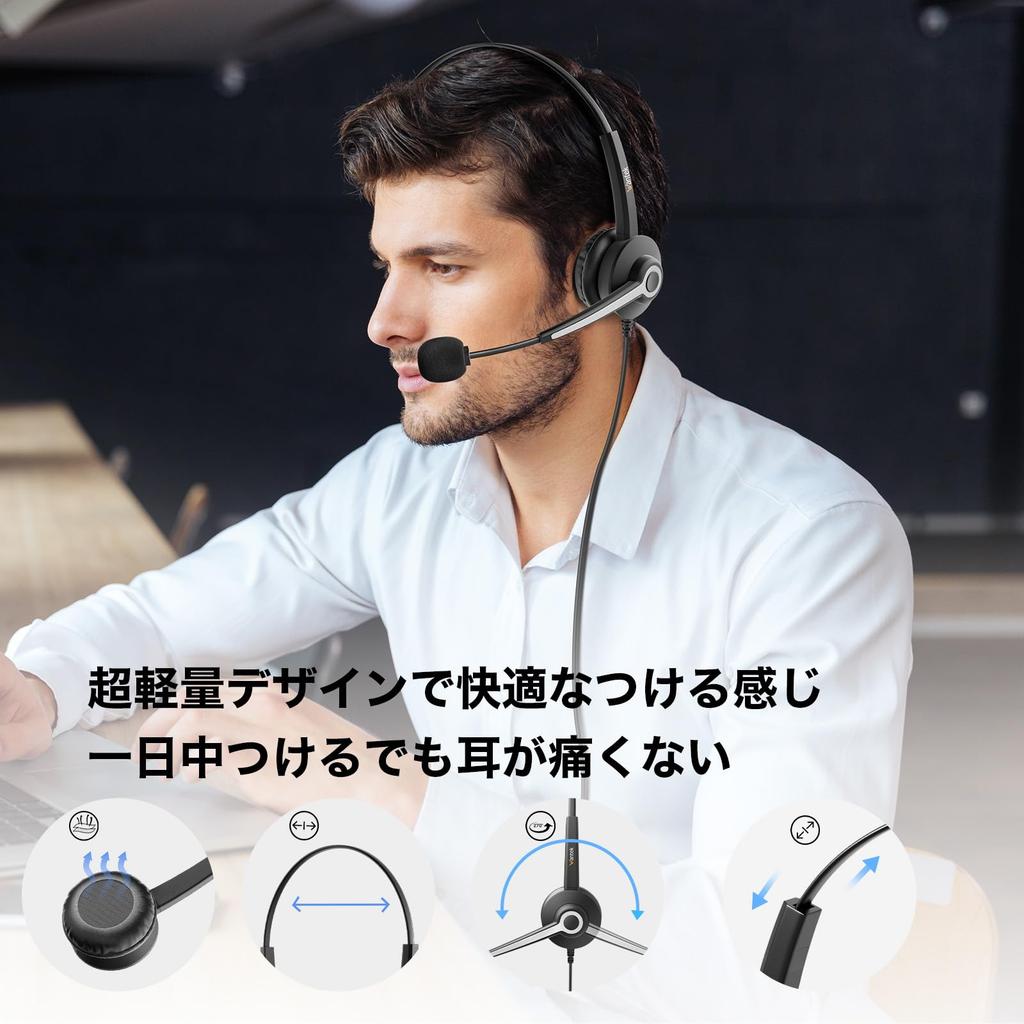 Wantek USB Wired Single Ear Headphones with Microphone for Web Working from Remote Online Classes and Clear and PC and for Invoice Type-C Headset,