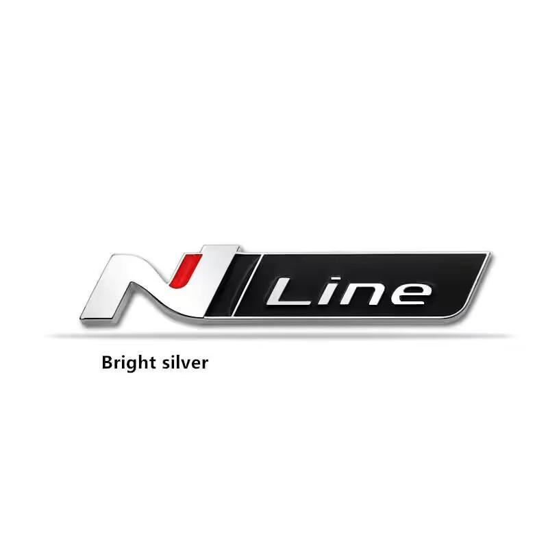 Compatible with Modern High-Performance N-Badge and N-Line Badge for Elantra, Sonata, Mingtu, Tucson, Fiesta Grille