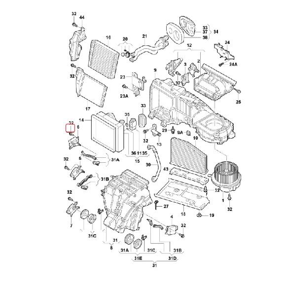 HVAC Heater Blend Door Actuator for VW Golf Mk6 Jetta Passat B6 B7 CC Tiguan 5N Touran -Ref 1KD907511E 1K0907511E 1KD 907 511 E