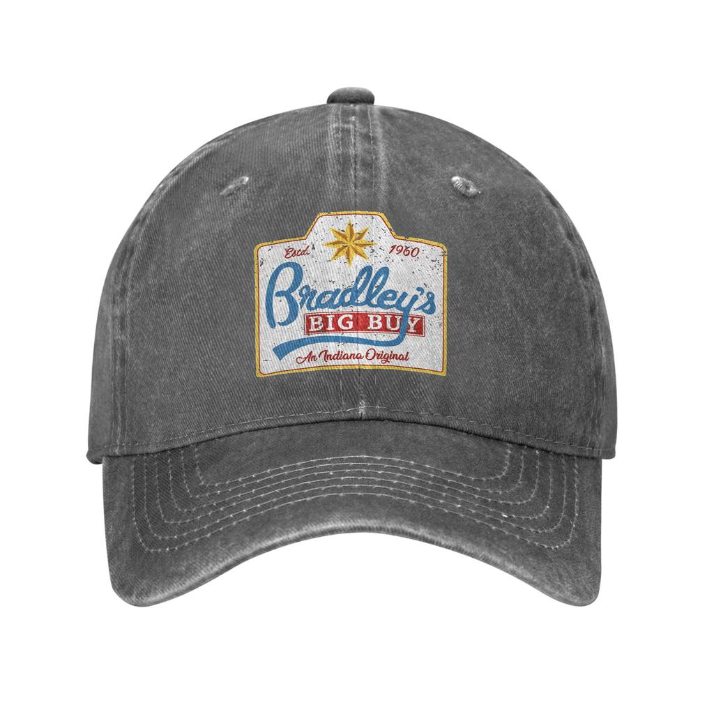 Summer BRADLEYS BIG BUY BLACK GRUNGE Baseball Cap Sun Design Washed Trucker Hat Men Adult y2k Cute Hiking Fishing Baseball Caps