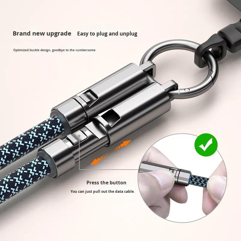 Factory Direct  240W Phone Lanyard Cable Wrist Strap USBC Type C To C PD240W 5A Fast Charging & 480mbps Data Transfer Cable 30cm