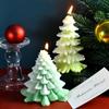 Silicone Scented Candle Molds Tower Christmas Tree Resin Plaster Mold Candle Mold  Party Decoration