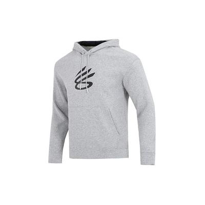 Geometric Print Hoodie Long Sleeve Sweatshirt Men Tops Grey 1374298-011