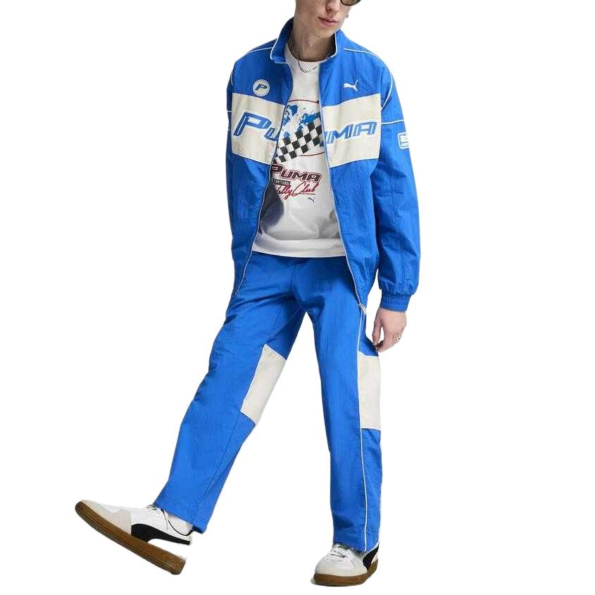 Puma SDS Fashion Comfortable Versatile Soft Solid Color Jacket Men Jacket Blue 62964358