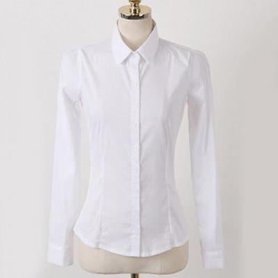 Women Fashion Office Lady OL Shirt Working Business Nursing Career Top Blouse