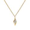 1 Stück 18 Karat Vergoldeter Muschel Meeresschnecke Anhänger Halskette 304 Edelstahl Gliederkette Halskette Für Damen Schmuck 45cm + 5cm