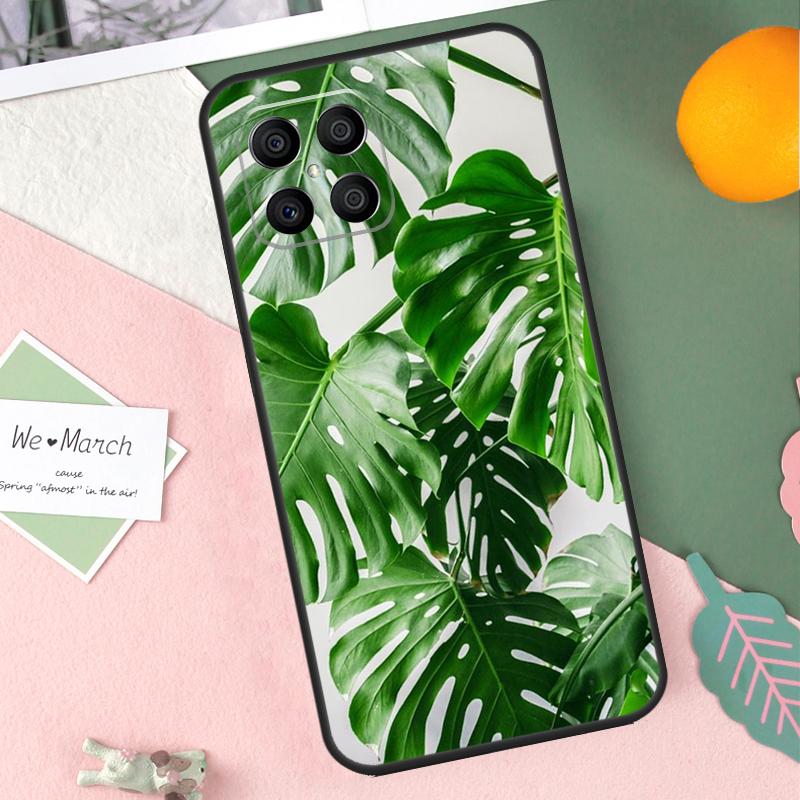 Tropical leaves Case For Honor 90 50 70 Lite X9b X9a X8b X8a X8 X9 X9c Honor 200 Pro Magic 7 5 6 Lite Cover