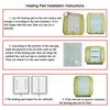Universal 12V Carbon Fiber Car Seat Heater Heat Pads Set 3 Levels Round Dual Control Switch With Harness Kit Winter Warmer Cover