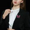Damen Leichter Luxus Design Elegant Eingelegter Zirkon Tropföl Schmetterling Brosche Modische Und Vielseitige Nische Design Brosche