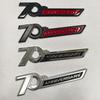 3D ABS Car Letters Fende Trim Rear Trunk Badge For To Ta Land Cr Iser 70th Anniversary Logo Prado Emblem Sticker Accessories