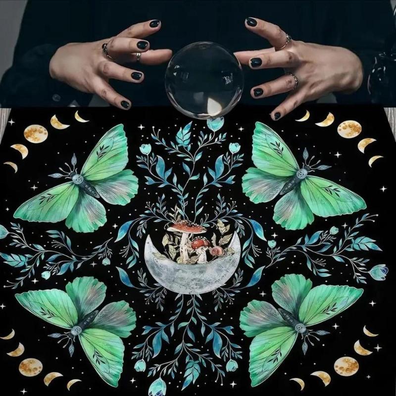 Tarots Tablecloth Rune Divinations Table Cover Astrology Oracles Board Game Mat