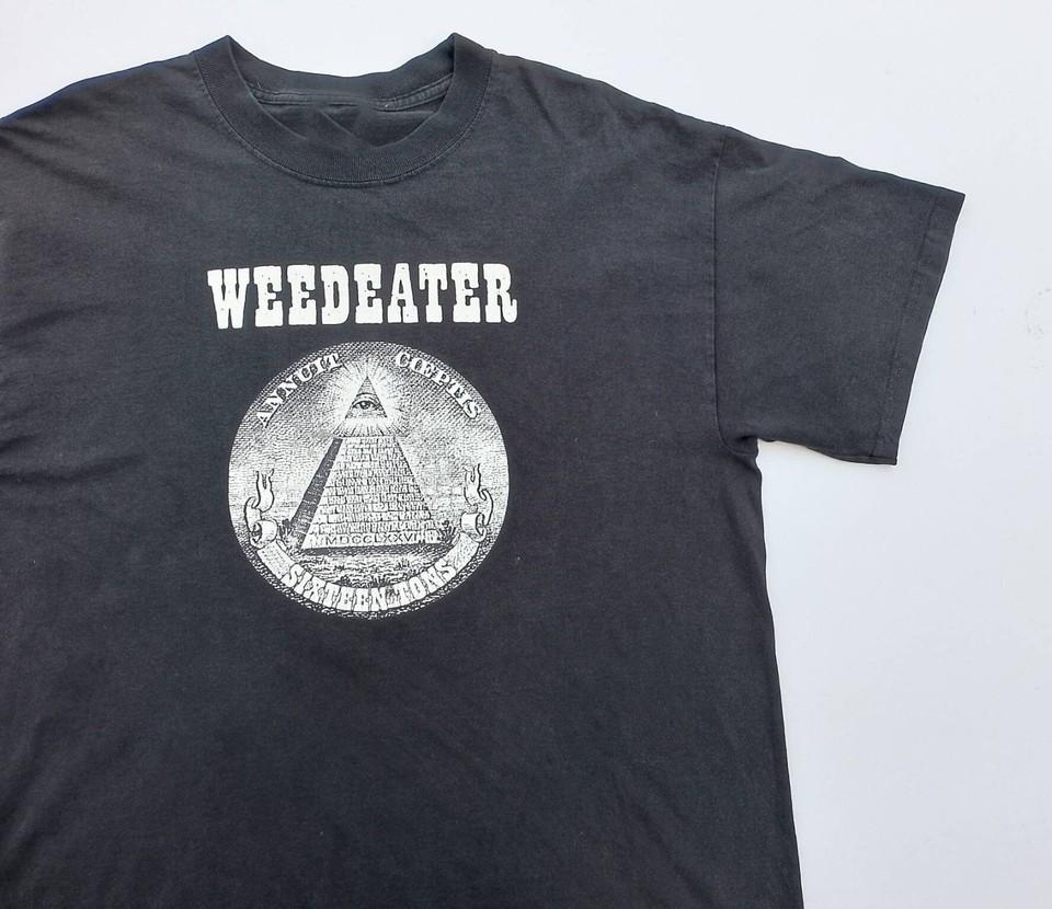 2000-е Weedeater Sixteen Tons Burn Футболка Черная Унисекс S-5XL E1396 Унисекс Футболка XXXXL