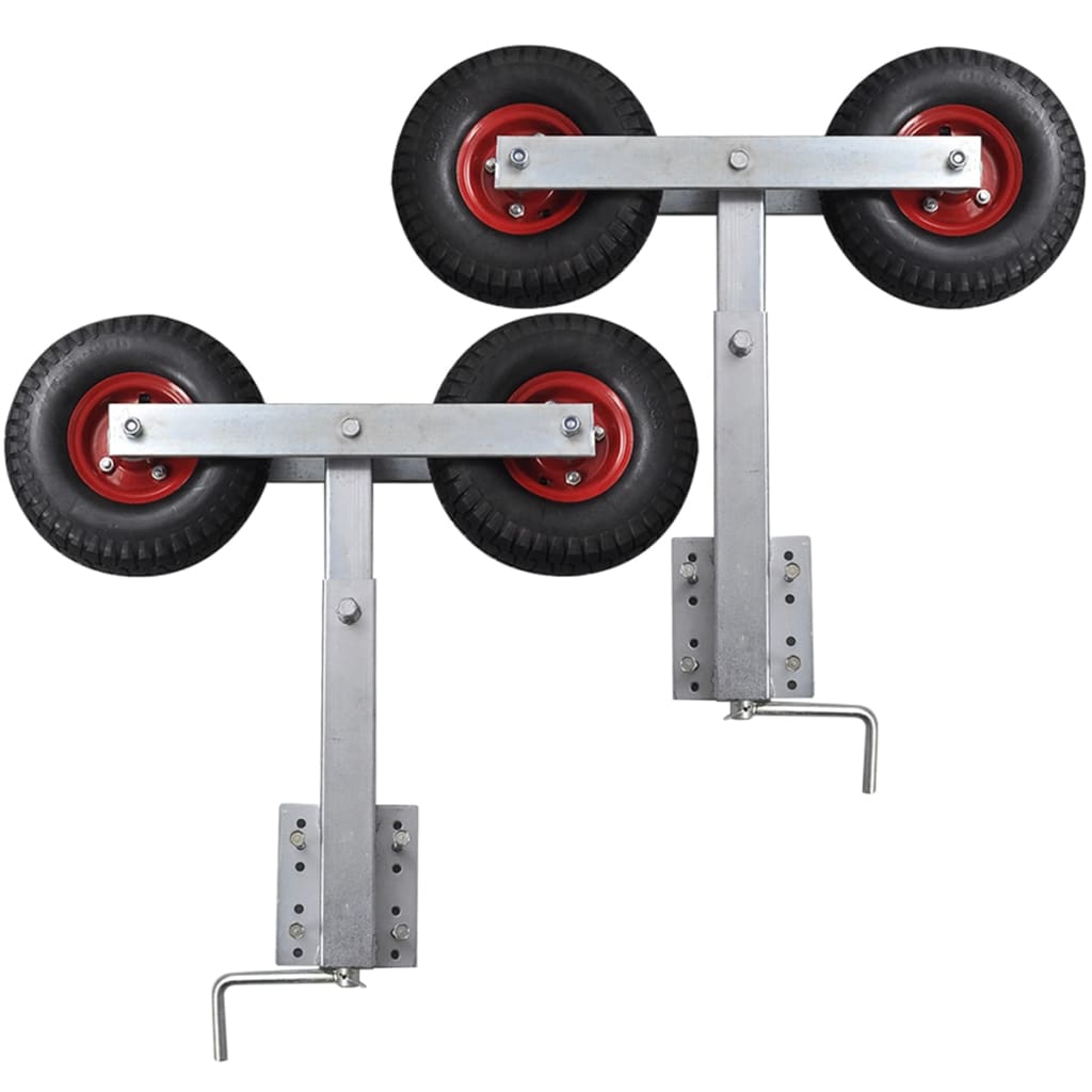 Boat Trailer Support Stands Dual Wheel