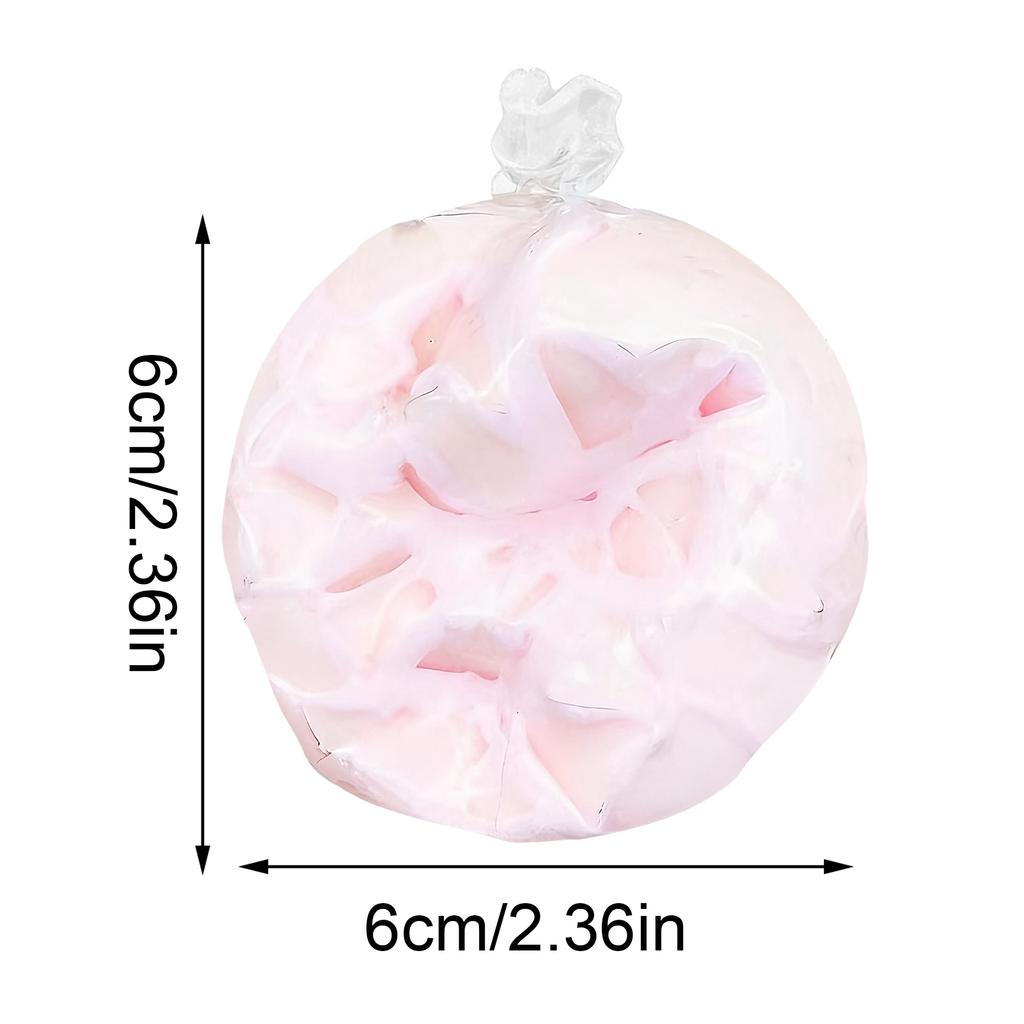 Squishy Stress Balls Slow Rebound Wax Skin Squeeze Toy for Kids Adult Quiet Sensory Fidget Toy Soothing Relieving Stress