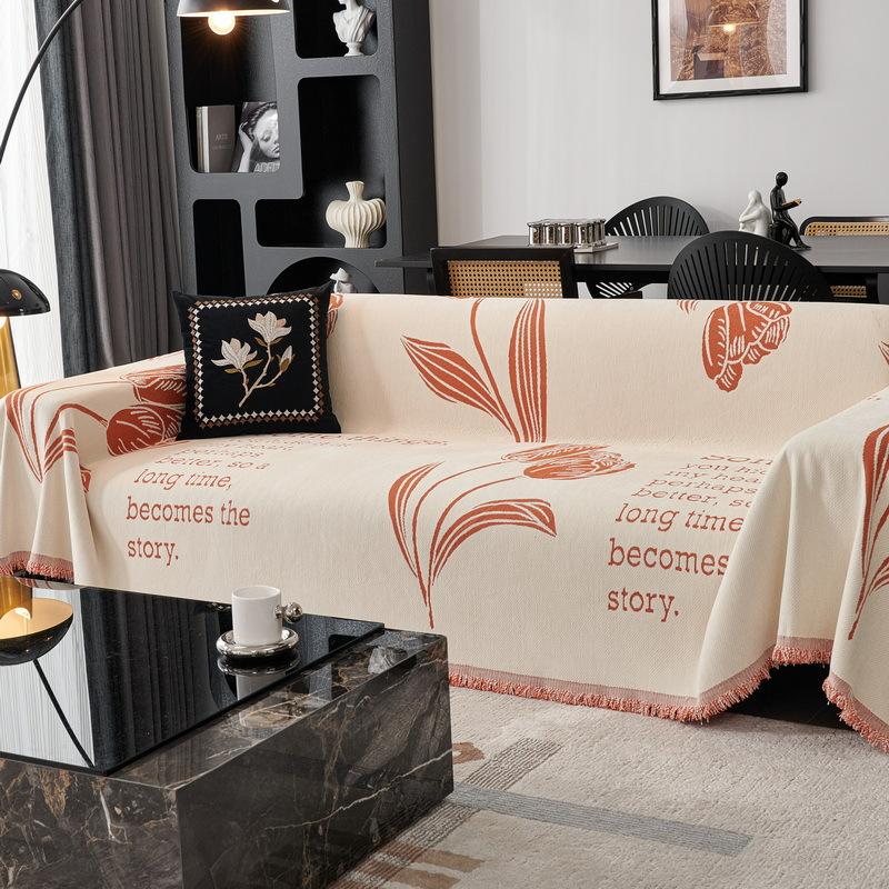 Modern Sofa Cover Towel Universal Chenille Soft One Piece Couch Throw Blanket Chair Furniture Protector Dropshipping