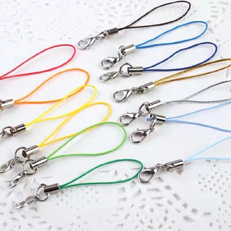 Convenient Mobile Lanyard Phone Chain with Carabiner Alloy DIY Phone Lanyard