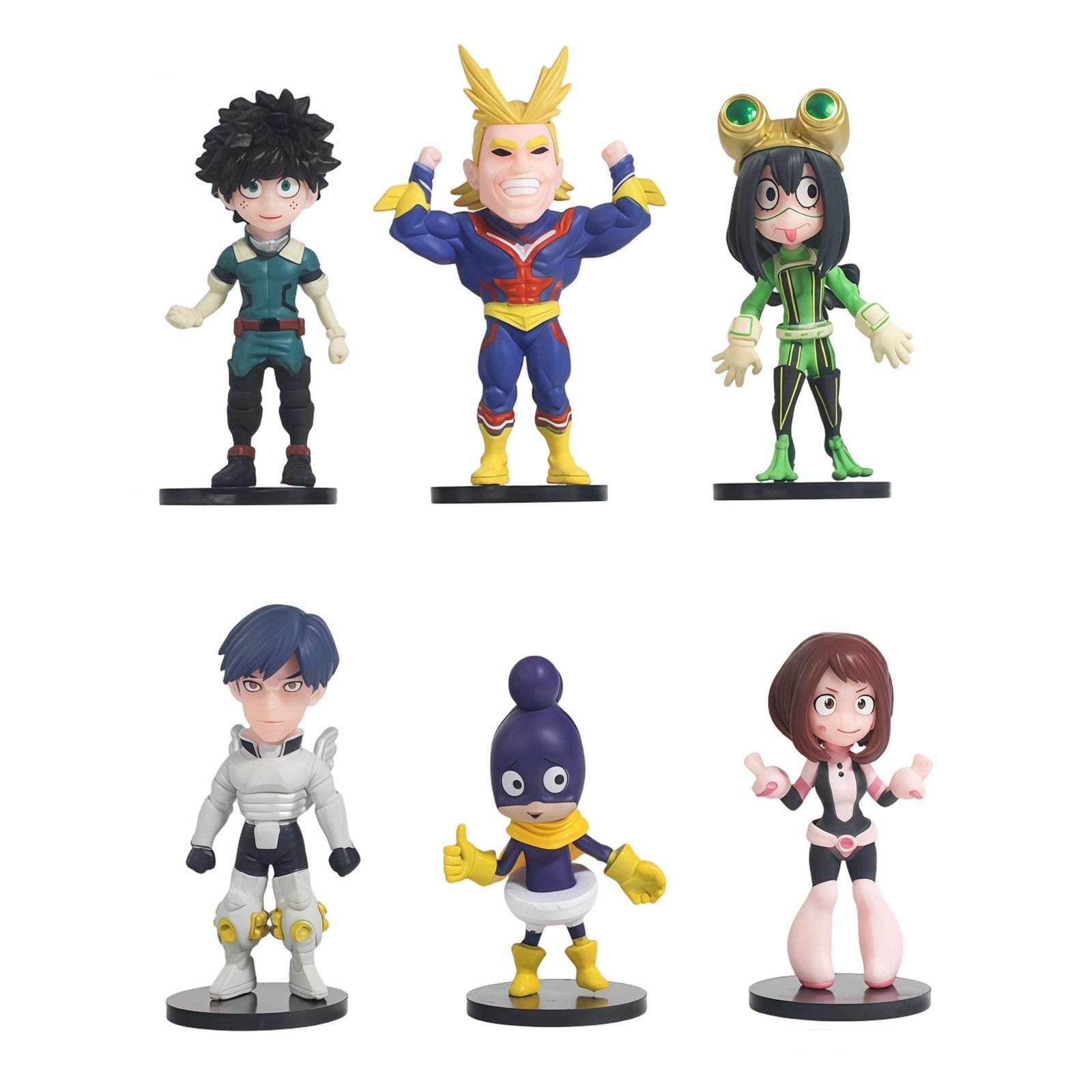 6 Pc Handmade Toy Model Figurine Desktop Decoration Ornament One Size