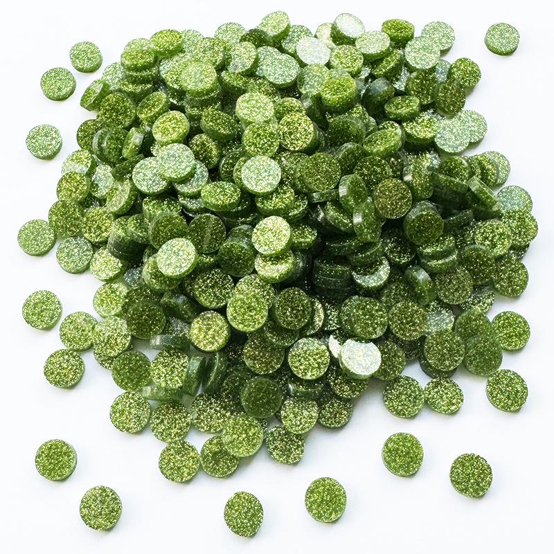 200g Bunte Runde Acryl-Mosaiksteine für DIY-Kunstprojekte