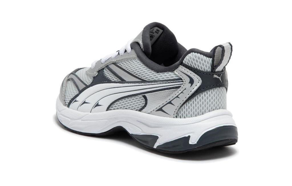 PUMA Morphic PS Kids Lifestyle Shoes Gray Black Children Aged 3 7 Years Old 393793-06