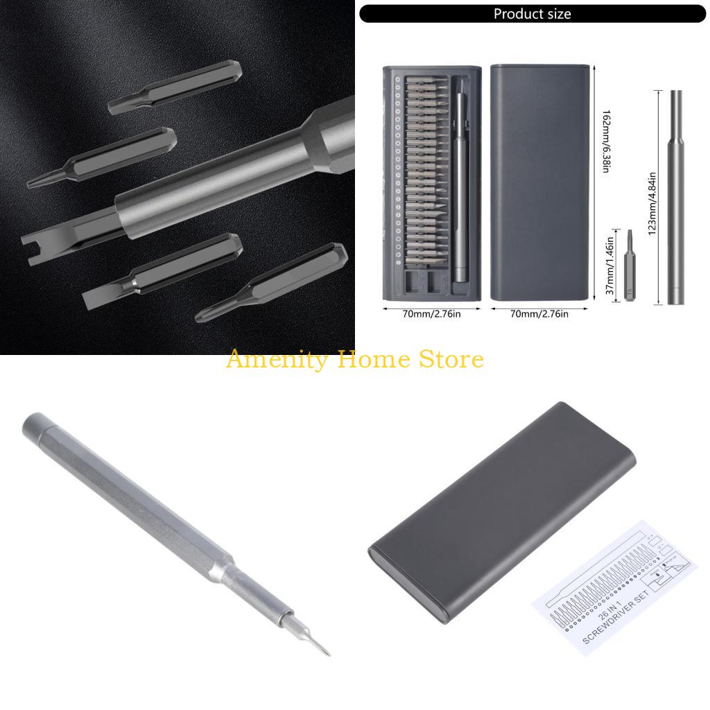 F26C 26 in 1 Screwdriver Set Small Screwdriver Set Screw Driver Set Repair China Mainland