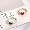 Wedding Punk Simple Romantic Fashion Accessories Metal Finger Ring Rings Party Jewelry Couple Ring