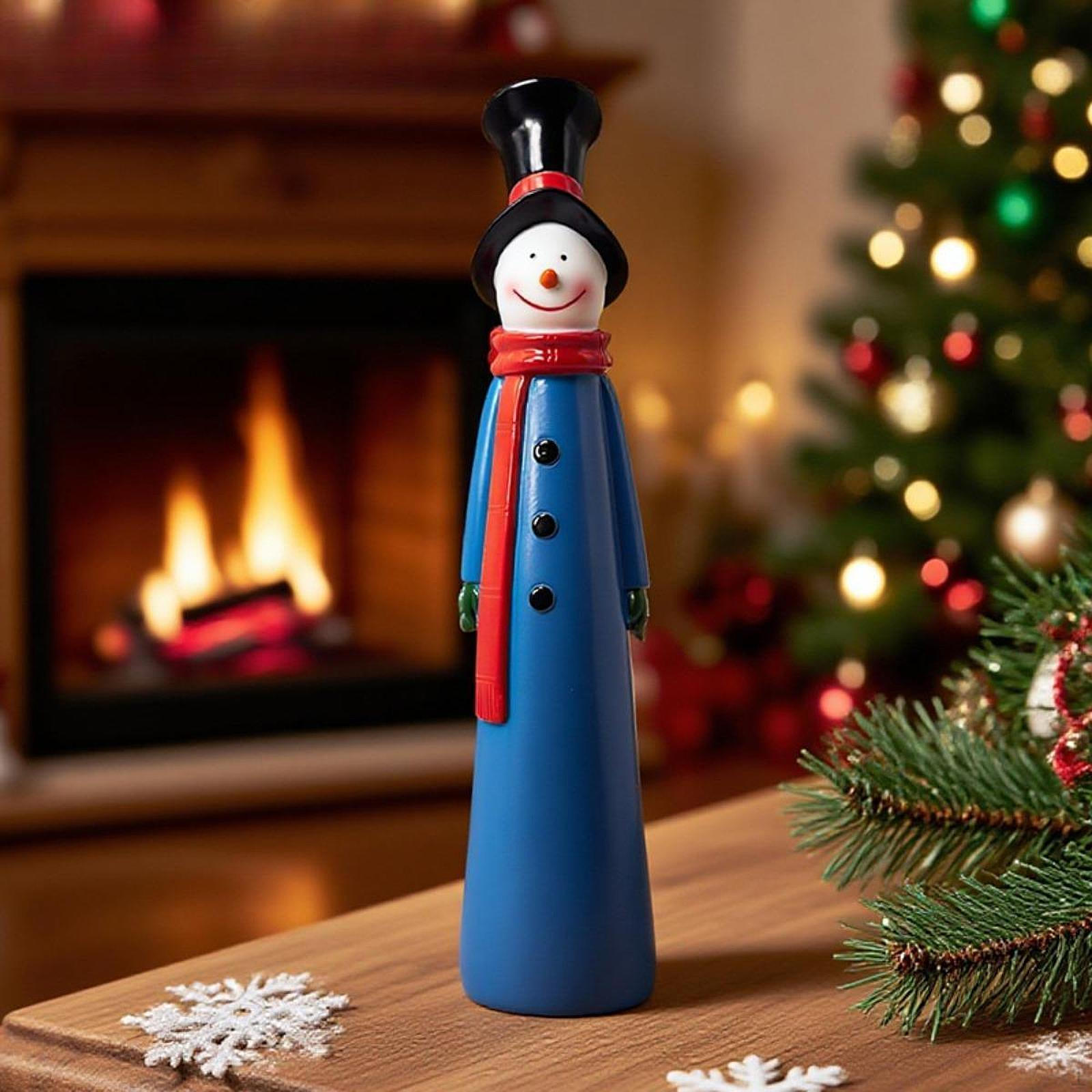 Рождественская фигурка, коллекционная, традиционное рождественское украшение для дома Snowman