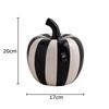 Black and White Striped Apples/pear Ceramic Statue Desk Decoration Minimalist Fruits Sculpture Ornaments Room Aesthetic Decor