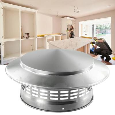 Chimney Cap Stainles Exterior Wall Fresh Air Outlet Roof Pipe Exhaust Hood Chimney Cap Wind Cap Roof Pipe Exhaust Outlet