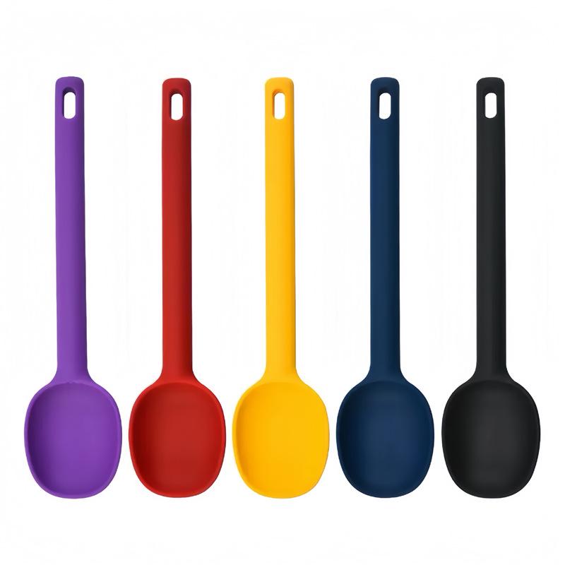 High Temp-Resistant Silicone Soup & Serving Spoon Set