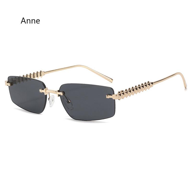 Vintage Sunglasses for Women Oversized Rimless Luxury Sunglasses Frameless Designer UV400 Sun Glasses  gafas