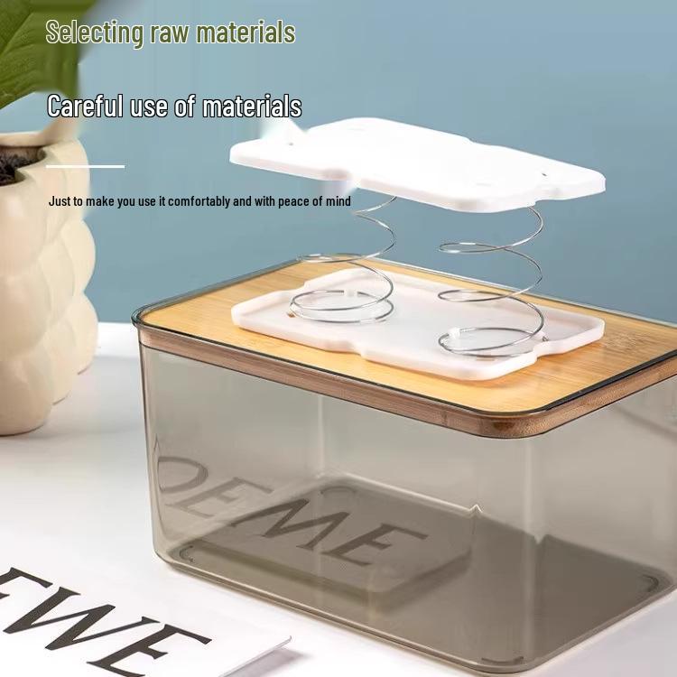 Automatic Spring-Loaded Tissue Box Tray