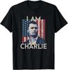 NEw I Am Charlie, We The People, Remember Kirk, US Flag Unisex T-Shirt Unisex T-Shirt