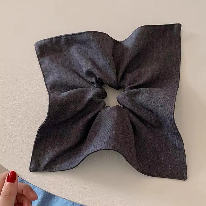 1 Scarf Of  Striped Fabric, Waistband For The Large Intestine,Low-Temperature Ponytail Headband, Hair Accessory