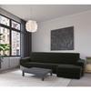 Sofaskins Sofa Cover - Black Sofa Cover | Short Left Arm Sofa Covers 210 - 340 Cm