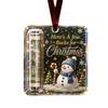 Snowman Christmas Cash Holder Hanging Ornament