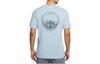 Nike T Shirts Men's Light Blue Crew Neck Moderate Straight Fit DQ1880-425