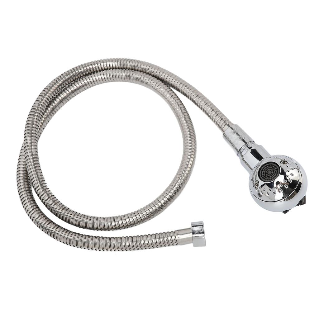 Shampoo Bowl Faucet Pressurization Water Saving 100cm Pipe 120cm Soft Hose Shampoo Bed Sprayer Kit