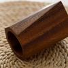 Drewniany Orzechowy Pojemnik na Długopisy Pojedyncza Tubka w Stylu Ceremonii Herbacianej Organizer Ręcznie Robiony Przechowywanie na Biurko na Pędzle Narzędzia Elegancki Wystrój Biura