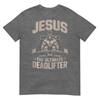 Funny Christian Gym Jesus The Ultimate Deadlifter Workout TShirt