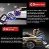 Car Engine Fingerprint Push Start Button Lock Keyless Entry Start Stop Ignition Remote Tail Box Function