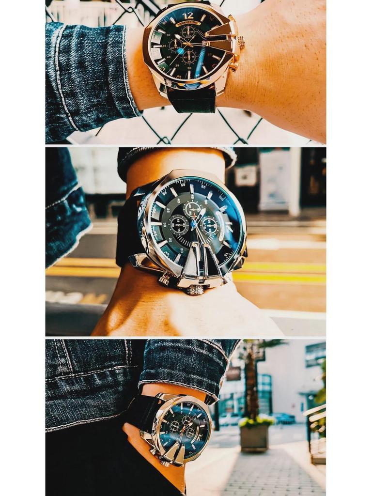 AMBER TIME  腕時計 327 稼動品 AMBER TIME メンズ 腕時計 クオーツ式 人気 希少