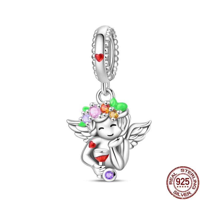 Charms Copper Fit Charms 3Mm Original Bracelet Womens Sunflower Bead Under The Moon Pendant Diy Fine Jewelry Gift New In