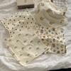 25x25cm Simple, Cute and Fresh Cotton Yarn Absorbent Face Towel Small Square Towels  Soft Household Cleaning Tool Accessories