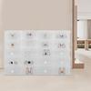 20-Piece Stackable Shoe Boxes – Flip-Top Design with Ventilation Holes – Translucent White Storage Organizer